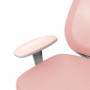 Ergonomisk Kontorsstol med Nätrygg, Rosa / Grå