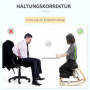 Ergonomisk Knästol i Trä – Förbättrad Hållning & Justerbar Sitshöjd...