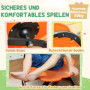 Sensorisk snurrstol för barn – Blomdesign, Orange, 55 x 55 x 26 cm