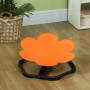 Sensorisk snurrstol för barn – Blomdesign, Orange, 55 x 55 x 26 cm