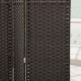 Skärmvägg Rumsavdelare 6. Panelar 240 x 1,6 x 170 cm Brun