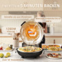 Elektrisk Pizzaugn med temperaturdisplay – 0–430 °C