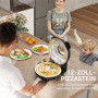 Elektrisk Pizzaugn med temperaturdisplay – 0–430 °C
