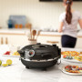 Elektrisk Pizzaugn med temperaturdisplay – 0–430 °C