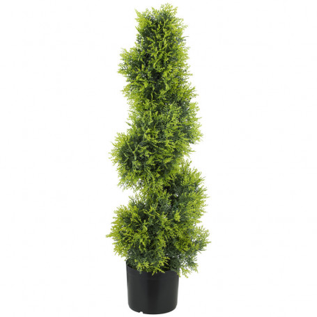 Konstgjort Spiralt Träd i kruka – 90 cm, UV-resistent