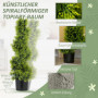 Konstgjort Spiralt Träd i kruka – 90 cm, UV-resistent
