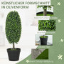 Konstgjorda Olivformade växter i kruka, 2-pack – 60 cm, UV-resistenta