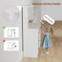 Sminkbord med LED-spegel, USB och Eluttag, Lådor, Dold Förvaring – 100 x 40 x 137 cm
