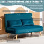 3-i-1 Bäddsoffa med justerbart ryggstöd Mörkgrön Sammet 190 x 120 x 28 cm