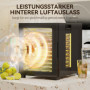 Frukttork med 12 rostfria brickor – LED-display, 48 h timer & jämn värmefördelning