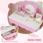 Sminkbord För Barn med Pall – Björndesign & Förvaring - Rosa
