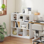 Modern Bokhylla med Kuber Avdelare – 97,5 x 30 x 100 cm, Vit