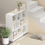 Modern Bokhylla med Kuber Avdelare – 97,5 x 30 x 100 cm, Vit