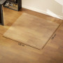 Transparent Fyrkantig Golvskyddsmatta för Kontorsstol – 120 x 120 cm, 1,5 mm