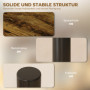 Industriell Roterande Kökshylla med 3 Nivåer – 40 x 18 x 36,5 cm