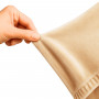 Klädsel till Soffa Universell Passform Beige 145–185 cm, elastisk velour, vattentät