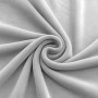 Klädsel till Soffa Universell Passform Ljusgrå 145–185 cm, elastisk velour, vattentät
