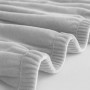 Klädsel till Soffa Universell Passform Ljusgrå 145–185 cm, elastisk velour, vattentät