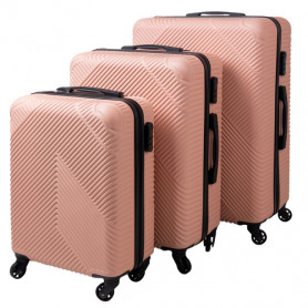 Resväskor Set med 3 – 54/65/74 cm, Rosa