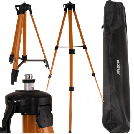 Krysslaser Stativ med Vattenpass, 150 cm, 5/8” Gänga