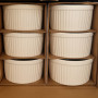 Ramekin i keramik 6-pack, 200 ml, ugns- och mikrosäkra, 9 x 4,6 cm (Ø x H)
