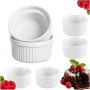 Ramekin i keramik 6-pack, 200 ml, ugns- och mikrosäkra, 9 x 4,6 cm (Ø x H)