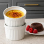 Ramekin i keramik 6-pack, 200 ml, ugns- och mikrosäkra, 9 x 4,6 cm (Ø x H)