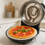 Elektrisk Pizzaugn med Keramisk Sten, tillbehör och temperaturkontroll - 1200 W