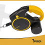Automatisk hundkoppel med LED-ficklampa – 5 m band, för hundar 10–25 kg
