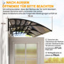 Stor Entrétak 303 x 96 x 27 cm Transparent Brun med Svart Ram