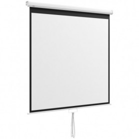 Manuell Projektorduk 85 tum 1:1 med 4K-stöd och höjdjustering