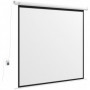 Motoriserad Projektorduk 96” – 1:1 Format, Fjärrstyrd, Vägg-/Takmon...