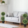 2-pack Konstväxt Lavendelträd i cementkruka 70 cm UV-beständig