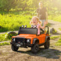 Elbil för barn – Land Rover Defender 110 SVX med fjärrkontroll Orange