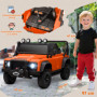 Elbil för barn – Land Rover Defender 110 SVX med fjärrkontroll Orange