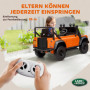 Elbil för barn – Land Rover Defender 110 SVX med fjärrkontroll Orange