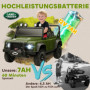 Elbil för barn – Land Rover Defender 110 SVX med fjärrkontroll Grön