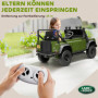 Elbil för barn – Land Rover Defender 110 SVX med fjärrkontroll Grön