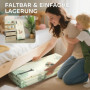 Dubbelsidig Lekmatta för barn med djurmotiv 196 x 176 cm – 1,5 cm tjock