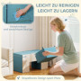 2-i-1 Mjukt Byggklossar för barn – rutschkana & möbelset – 131 x 39 x 44 cm