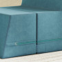 2-i-1 Mjukt Byggklossar för barn – rutschkana & möbelset – 131 x 39 x 44 cm