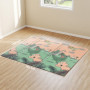 Dubbelsidig Lekmatta med dinosauriemotiv 196 x 176 cm – 1,5 cm tjock