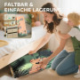 Dubbelsidig Lekmatta med dinosauriemotiv 196 x 176 cm – 1,5 cm tjock