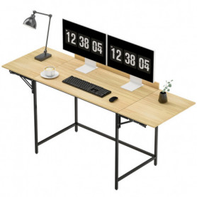 Hopfällbart Skrivbord med justerbar längd – 170 x 58 cm, modern design