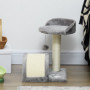 Klösträd i flera nivåer med sisal och plysch för katter upp till 4 kg