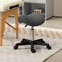 Ergonomisk Sadelpall med hjul och höjdjustering – 45–59 cm