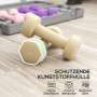 Hantelset 6 kg med Väsa – 3 par Färgglada Hantlar (0,5 / 1 / 1,5 kg)