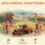 Elbil Traktor för Barn 2-i-1 med Släpvagn, Fjärrkontroll & MP3 Orange