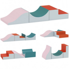 Stor Byggklossar för barn – 3 delar lek- & klätterset, 141 x 45,7 x...