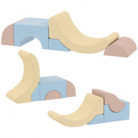 Mjuka Byggklossar för barn – stort lekset i skum med manchesteröver...